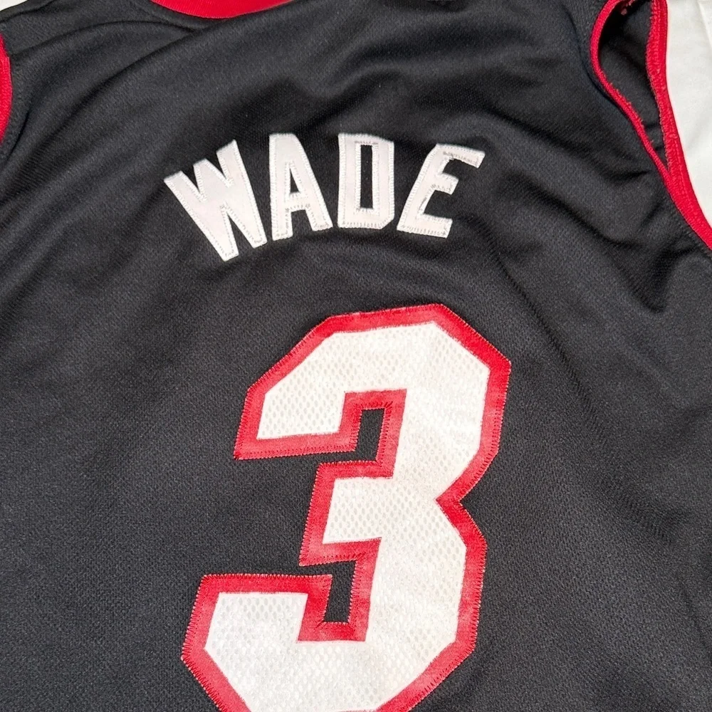 Adidas D Wade #3 Miami Heat Big 3 Era 2009-2010 Men's Jersey XXL